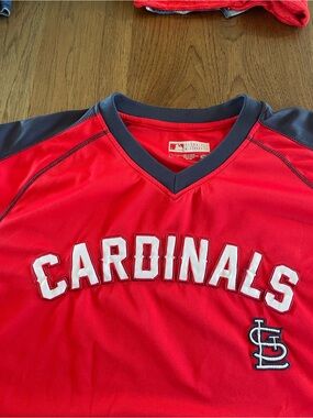 MLB St. Louis Cardinals Red and Navy Team Jersey